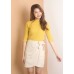 Front Wrap Waist Bow Tie Skirt